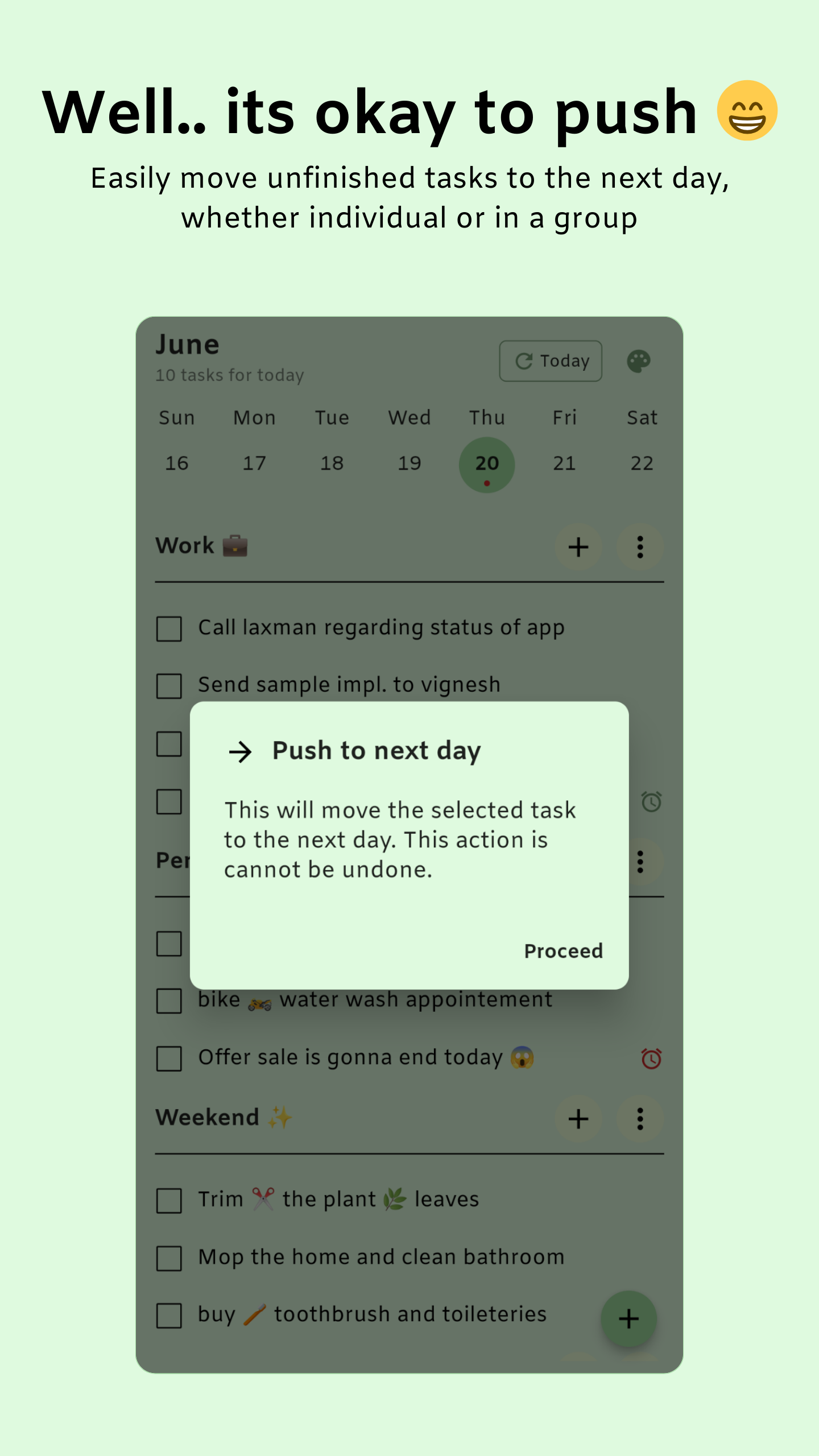 Well, its okay to push